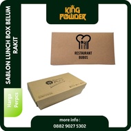Custom Screen Printing Lunch Box Not Assembled | Paper Box Screen Printing | Custom Lunch box