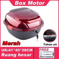 TopStyle Box Motor 35L Box Belakang Motor Kapasitas Tas  Kotak Sepeda Motor Kendaraan Listrik