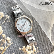 [Original] ALBA AP6584X Elegance Multifunction Women Watch With Silver Dial Silver Stainless Steel |