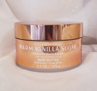 หอมติดทน24 ชม.!!! Bath&Body Works ครีมทาตัว Body Butter กลิ่น Warm Vanilla Sugar ขนาด 185g