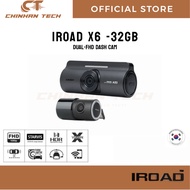 IROAD X6 Dual-FHD Dash Cam FHD 2-channel Sony Starvis Real HDR time lapse wifi wide angle camera