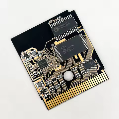 MBC5 8MB ROM 32KB RAM GB/GBC Flash Cart MidNight Trace FunnyPlaying Replaceable Battery card For Gam