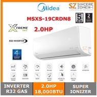MIDEA MSXS-19CRDN8 2.0HP R32 INVERTER WITH SUPER IONIZER AIR CONDITIONER