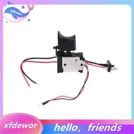 [xfdewor] DC7.2-24V Electric Drill Switch Cordless Drill Speed Control Button Trigger Light Power Tool Parts for Bosch Makita