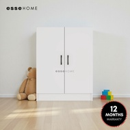 EsseHome Kid Wardrobe 2 Door Children Wardrobe Side Cabinet 2 Door / 3 Door Almari Baju Budak Almari