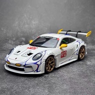 [Out] Mini Cut No. 1/18 Porsche 911 GT3 RS No. 912 Racing Coating Alloy Car Model Brand New Unopened
