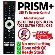 [EHOME MY] PRISM+ Smart Android TV Remote Control Replacement | Q55 ULTRA Q65 ULTRA Q75 ULTRA Q32 Q8