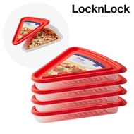 4PCS LocknLock HLE 200 Pizza Slice Keeper Food Storage Container Case 420ml Lock and Lock