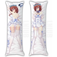 Japanese Anime The Quintessential Quintuplets Nakano Miku Dakimakura Body Pillow Case Fullbody Hugging Cushion Cover Gift (16x47 in / 40x120 cm)