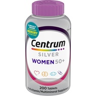 Multivitamin Centrum Silver 50, Suplemen Multivitamin/Multimineral dengan Vitamin D3, Vitamin B, Bah