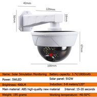 Nhà Mi CCTV Đèn năng lượng mặt trời an ninh cảm biến chuyển động máy ảnh giả không dây ngoài trời Đè