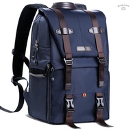 ღK&amp;F CONCEPT Multi-Functional Camera Bag Waterproof Camera Backpack Large Capacity Camera Travel Bag with 15.6 Inch Laptop Compartment Tripod Holder for Women Men Photographer