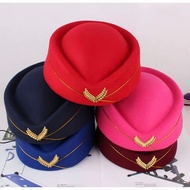 Women's Flight Attendant Clothing Accessories Flight Attendant Costume Flight Attendant hat Air Host