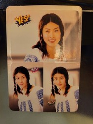 陳慧琳 kelly chen明星卡貼紙咭yes card