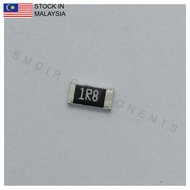 10PCS Taiwan-Grade 1.8R ±5%, 0603 SMD Resistor (1R8)