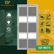 Slide and Swing Toilet Door asstl30