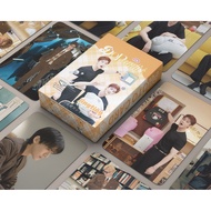 50-55pcs Chinese Drama Actor Bai Jingting Holographic Lomo cards Zhang Ruonan The first frost Hologr