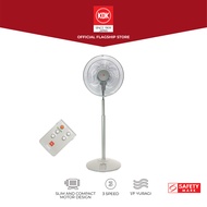 KDK N30NH Compact Stand Fan with Remote Control and Adjustable Height