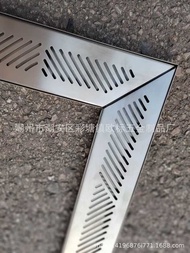 L-Shaped Rectangular Drainage Sink U90 Degree Corner Sink Bathroom Shower Balcony Bathroom Long Floo