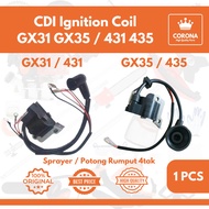 Ignition Coil Mesin Rumput GX 35 Plug Koil Api Assy Brush cutter Honda 435 OGAWA LPS380