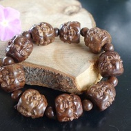 越南沉香木 紅砂沉香木手串 【沉水級】木雕 雕刻手串 水沉 手鍊