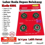 Bearing Laher 6301 RS Original Laker Roda Depan Belakang Honda Supra Fit Supra X 125 Lama Supra Helm