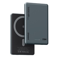 แบตสำรองไร้สาย 5000mAh PD20W Wireless Portable Charger พาวเวอร์แบงค์ + พาวเวอร์แบงค์ไร้สาย แม่เหล็ก 