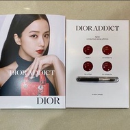 Dior迪奧-JISOO代言❤️癮誘唇膏 口紅4色卡  ‼️色號圖2爲準‼️   有效期限：2025.11 【小廢包專屬口紅色卡💋✨】