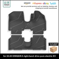 Suitable for 22-25 IONIQ5 IONIQ5 IONIQ5N Car Foot Pad TPE Trunk Pad Seat Back Pad Cross-Border