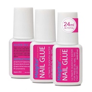 30ML Super Strong Nail Glue for Press Ons Fake Nail Tips Acrylic Nails No Uv Light Needed Nail Bond 