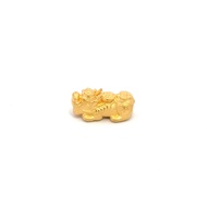 999 Pure Gold 3D Hard Gold Pixiu Charm | Forever Gold &amp; Jewellery