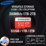 Samsung Memory Card 512GB 1TB sd Card High Speed micro sd Card 2TB