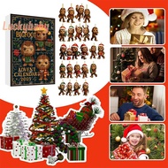 [LuckybabyS] Bigfoot Edition Advent Calendar 2025, 24 Unique Sasquatch Ornaments, Advent Calendar 20