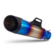 Universal Motorcycle Exhaust Muffler Pipe Stainless Steel Motorcycle Exhaust Muffler Racing Exhaust 