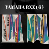 Yamaha ( 6 ) Rxz135 Rxz Mili 55K Body Sticker Motor / Sticker Body / Stripe