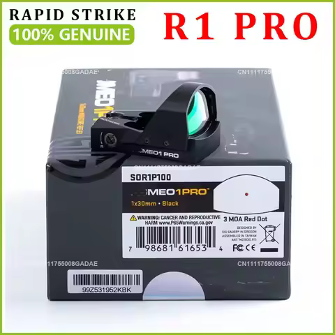 【GENUINE】R1 Pro 1X30 MM Compact Red Dot Sight 3 MOA Open Reflex Pistol Handgun Optic Sightscope with