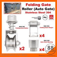 ➹😨【SUS304】 pagar Stainless Steel folding gate roller bearing pagar (autogate bearing roller /gate uv bearing/welding)
