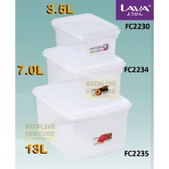 (3.5L , 7.0L , 13L) Lava Food Container | Rectangle Container | Multipurpose Container Tupperware Fr