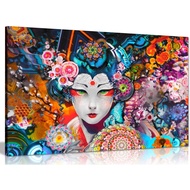 Psychedelic Trippy Art Canvas Wall Art Picture Print (36x24in)