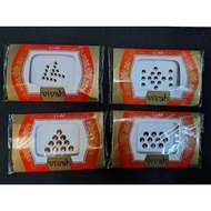 Designer Bindi - Maroon Bindi with Stone Sticker Pottu ( Vivah Gold)