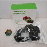 Rubber silicone Case Foor Canon 650D 700D BLACK