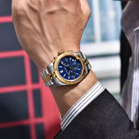 PAGANI DESIGN 2025 New VD53 luxury men quartz watch 40MM stainless steel sapphire waterproof 50m lum