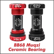 BB68 Bottom Bracket Thread 1.37" MUQZI BB Width 68-73mm Mountain Bike Road Bike RB MTB Bicycle