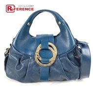 BVLGARI雙錢幣寶格麗標誌 Chandra 單肩包