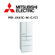【MITSUBISH三菱電機】 MR-JX61C-W-C/C1 605公升日本原裝變頻六門電冰箱 絹絲白(含基本安裝)