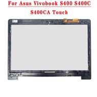 JA-DA5343RA 5343R PFC-2 14.0 inch Touch Screen Digitizer Glass For Asus Vivobook S400 S400C S400CA Touch Screen Digitizer Glass Panel with Frame