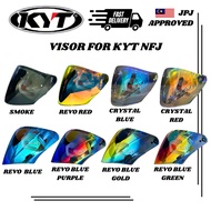 VISOR KYT NFJ KYT TTR JET ( VISOR SIANG & MALAM KYT NFJ TTR JET BRAND AKILA ORIGINAL )