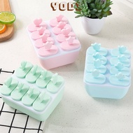 8-compartment ice cream tray, 8-cell ice cream tray, high-quality plastic tray for making lovely col
