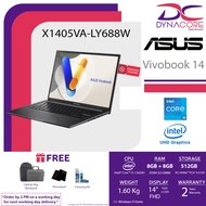 ASUS VIVOBOOK 14 X1405VA-LY688W Laptop (i5-13420H 8C/8GB DDR4 Ram/512G/UHD/14"FHD/W11H) 2Years warra