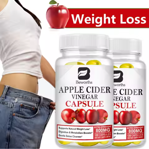 BEWORTHS Organic Apple Cider Vinegar Capsules Healthy Weight Management Digestion Detox & Immune Soo